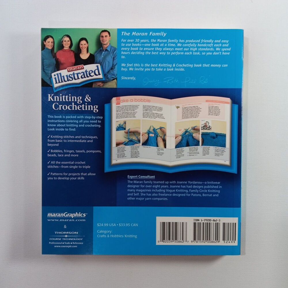Moran Illustrated Knitting & Crocheting Paperback Book - Picture 5 of 9